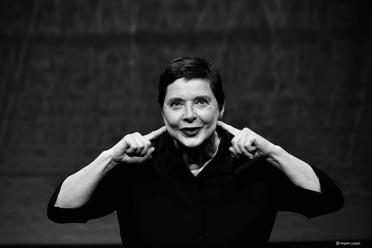 Photographies Le Sourire de Darwin - Isabella Rossellini, Virginie Lançon